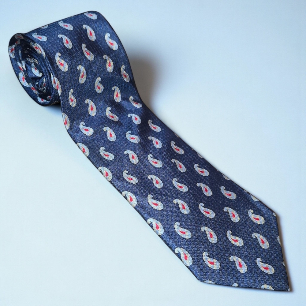 Hilditch & Key Silk Paisley Necktie Made in Italy Saks Fifth Avenue